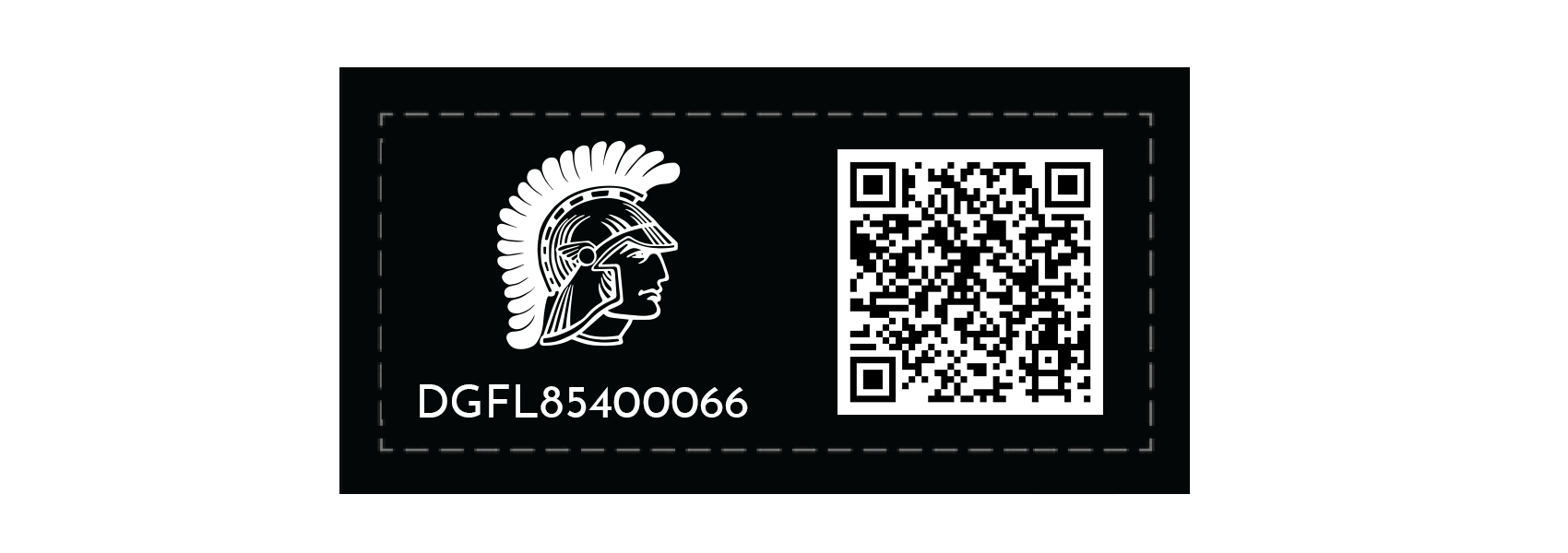 DONTGOFORLESS serial number tag